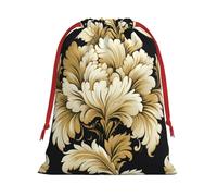Bolsas de regalo reutilizables multiusos con estampado de damasco, elegantes bolsas de regalo para mujeres, bolsas de regalo de Navidad