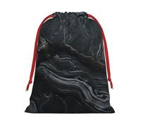 Bolsas de regalo reutilizables multiusos con estampado de mármol texturizado negro, elegantes bolsas de regalo para mujeres, bolsas de regalo de Navidad