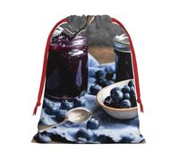Bolsas de regalo reutilizables multiusos con estampado de mermelada de arándanos, elegantes bolsas de regalo para mujeres, bolsas de regalo de Navidad