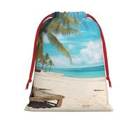 Bolsas de regalo reutilizables multiusos con estampado de palmeras, elegantes bolsas de regalo para mujeres, bolsas de regalo de Navidad