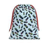 Bolsas de regalo reutilizables multiusos con estampado de semáforo, elegantes bolsas de regalo para mujeres, bolsas de regalo de Navidad