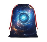 Bolsas de regalo reutilizables multiusos con estampado de sistema solar, elegantes bolsas de regalo para mujeres, bolsas de regalo de Navidad
