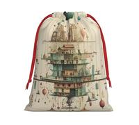 Bolsas de regalo reutilizables multiusos con impresión física, elegantes bolsas de regalo para mujeres, bolsas de regalo de Navidad