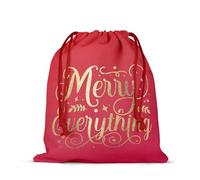 Bolsas de regalo temáticas navideñas, bolsas con cordón, opción de envoltura práctica y elegante para festivales, Navidad, fiesta, suministro, bolsa de regalo con cordón