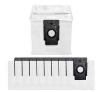 Bolsas de repuesto para aspiradora Medion para robot limpiador X50 Sw Md 2004, contenedores de polvo de tela no tejida resistentes con filtro de 4 capas, cuidado higiénico del piso, blanco, paquete de