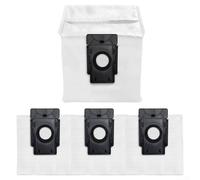 Bolsas de repuesto para aspiradora Medion para robot limpiador X50 Sw Md 2004, contenedores de polvo de tela no tejida resistentes con filtro de 4 capas, cuidado higiénico del piso, blanco, paquete de