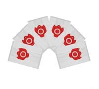 Bolsas de repuesto para aspiradora Miele para Hoover C1 C2 C3 S227 S240 S270 S400 S5 S8 Series 6 unidades tipo Gn bolsas de polvo de fibra de alta eficiencia (rojo, 6 piezas)