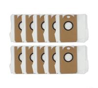 Bolsas de repuesto para robot aspirador Vistefly M203, juego de 4 o 10 piezas para cambios de rutina de bolsas y longevidad del sistema (paquete de 10)