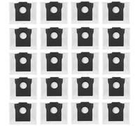 Bolsas de repuesto para robot Dreame D20 Plus de 3,5 L, estación de vaciado automático, fibras de meltblown y tela no tejida, atrapa el 99,97% de polvo fino (20 unidades)