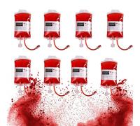Bolsas De Sangre Vampire Halloween, 8 Piezas 350ml, Contenedor De Bebidas