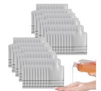 Bolsas de sellado térmico, bolsas de muestra a prueba de fugas con forma de botella, suministros plegables para organizar viajes, de embalaje de alimentos ligera y reutilizable para limpiador