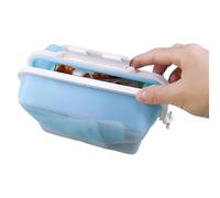 Bolsas de silicona reutilizables, bolsas para congelador, contenedores de almacenamiento de alimentos, contenedor plegable para verduras, frutas, aperitivos, preparación de comidas, viajes, escuela