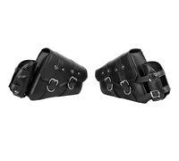 Bolsas De Sillín Compatible Con Sportster Universal Motocicleta PU Alforja Lateral Izquierda Derecha Alforja Bolsa De Equipaje Bolsas De Herramientas Almacenamiento