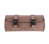 Bolsas de Sillín de Motocicletas, Accesorios de Motocicletas Estilo Retro de Cuero Marrón PU Bolsas de Silla de Montar Herramienta de Almacenamiento de Bolsillo de Universal para