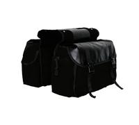 Bolsas De Sillín Motocicleta para Shadow para Suzuki Dr 650 Alforjas Motocicleta Bolsas Equipaje Bolsa Almacenamiento Lona Impermeable(Negro)