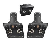 Bolsas de sillín para Motocicleta, de Piel sintética, Impermeables, de Accesorios de Motocicleta, para Montar al Aire Libre, Camping, Guantes, teléfono, Taza, Bebidas, Herramienta Impermeable