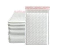 Bolsas de sobres espuma negra, envío acolchados autosellados con bolsa correo burbujas, paquetes, 100 Uds para Cosméticos(Red,20 * 25cm)