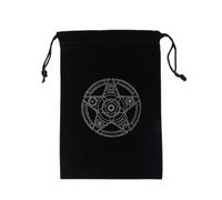 Bolsas de tarot | de joyería misteriosa temática de magia negra, de cartas de tarot con cordón para jugar a las cartas de jinete Waite Tarot Deck Oracle Cards, Sección A, Consulte la