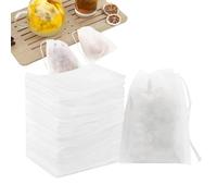Bolsas de té vacías, pequeña no tejida, 100 bolsas de té para colador de café, para guisar, cocinar, preparar, hogar, cocina, oficina, sopa de café