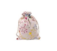 Bolsas de tela con cordón 10 unids/lote bolsas de algodón de Navidad 10x14 13x18cm muslin Candy Gifts joyas bolsas de embalaje bolsas de regalo con cordón bolsa de regalo y bolsa de yute bolsas de