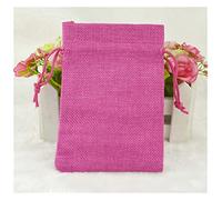 Bolsas de tela con cordón, 2. 0 unidades. Bolsas de lino con cordón, mezcla de algodón, paquetes de colores para embalaje, regalos, bodas, fiestas, Navidad, caramelos (5 tamaños), bolsas de yute con