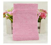 Bolsas de tela con cordón, 2. 0 unidades. Bolsas de lino con cordón, mezcla de algodón, paquetes de colores para embalaje, regalos, bodas, fiestas, Navidad, caramelos (5 tamaños), bolsas de yute con