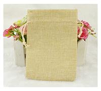 Bolsas de tela con cordón, 2. 0 unidades. Bolsas de lino con cordón, mezcla de algodón, paquetes de colores para embalaje, regalos, bodas, fiestas, Navidad, caramelos (5 tamaños), bolsas de yute con