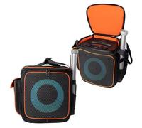 Bolsas de tela de transmisión de sonido inalámbricas portátiles compatibles con Bluetooth para JBL Partybox Encore2 bolsa de almacenamiento de altavoces (solo funda) (negro)