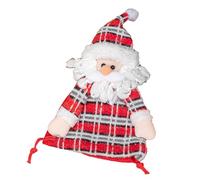 Bolsas de tela para muñecas de Navidad, bolsas de tela para dulces navideños, bolsas de regalo de Papá Noel, bolsas para muñecas de tela - Decoración navideña, bolsa reutilizable con cordón para