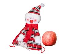 Bolsas de tela para Navidad, bolsas de muñeca de Papá Noel, bolsas de regalo de Navidad, decoración de Navidad, reutilizables, con cordón, bonitas bolsas de regalo para vacaciones