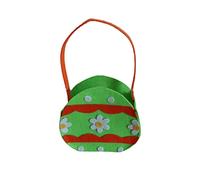 Bolsas de tela reutilizables | Bolsos de caramelo Bolsa de mano con asas - Cesta de caza de huevos de Pascua lavable, Bag Favors Weddings Holidays Bags for Kids Adawd