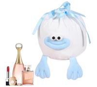 Bolsas de terciopelo para golosinas, bonitas bolsas de golosinas de boca de salchicha, bolsas de dulces con cordón, regalos de fiesta multifuncionales portátiles para aperitivos y dulces