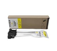 Bolsas de Tinta T11C1 T11D1 compatibles con Epson WF-C5390DW C5890D | Tinta pigmentada, chip incluido.(T11C4-Y)