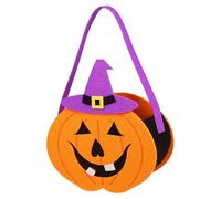 Bolsas De Truco O Trato,Bolsas No Tejidas De Halloween,Bolsa de regalos de caramelos de calabaza no tejida - Bolsos reutilizables de gran tamaño del caramelo de la galleta del truco o de la invitación