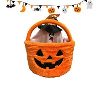 Bolsas de truco o trato Calabaza Fantasma LED Halloween a Pilas