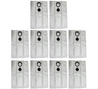 Bolsas de vacío de forro polar de doble capa para NSG NTS Series, FBV 20 bolsas de filtro compatibles con HS para modelos GS AS, sacos industriales de 55 L con microfina (paquete de 10)