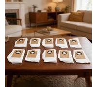 Bolsas de vacío de gran capacidad para aspiradoras Lefant para M3 y M3 Max, construidas para mayor durabilidad y captura eficaz de partículas durante el uso (paquete de 10)