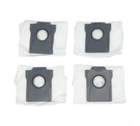 Bolsas de vacío de gran capacidad para Cecotec para Conga X100 y X-Treme, bolsas de polvo desechables de 3,5 L con filtración avanzada para estación de vaciado automático (paquete de 4)