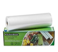 Bolsas de Vacío para Alimentos, 1 Rolls 28x1500cm, Bolsas para Envasar al Vacio, Rollos de Vacío para Alimentos, Por KitchenBoss