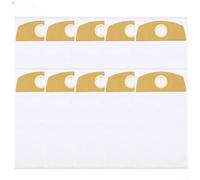 Bolsas de vacío para Flex FLE00219 VC6 L MC 18.0 VC6 487287 Construcción de forro polar ayuda a mantener el flujo de aire y la estabilidad de succión (paquete de 10)