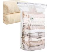 Bolsas de Vacío para Ropa,Embalaje de Compresión Transparente para Mudanza,Bolsas de Almacenamiento Selladas al Vacío para Ropa Organizadora | para Apartamento, Viaje, Equipaje,