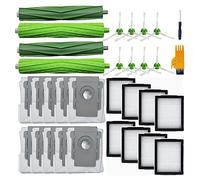 Bolsas de vacío premium y piezas repuesto para I7 I6 I8 I3 plus filtración alta eficiencia fácil limpiar reemplazar incluye cepillo rodillo lateral herramienta limpieza