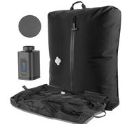 Bolsas de Vacío Profesionales para Viajes con Bomba, Bolsas de Compresión al Vacío Reutilizables IP67 para Maletas y Mochilas, son Ligeras y Duraderas,24L (2 Unidades +Bomba Inalámbrica)