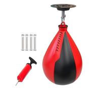 Bolsas de velocidad para boxeo, bolsa de velocidad colgante en forma de pera | Bolas giratorias reutilizables para gimnasio, bolsas de boxeo portátiles para hombres y mujeres