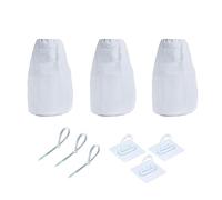 Bolsas de ventilación para secadora de ropa para uso en interiores y exteriores, para trampas de nailon duraderas para reducir el polvo y mejorar la calidad del aire con fácil instalación, paquete de