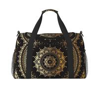 Bolsas de viaje de gran capacidad con estampado de mandala, bolsa de viaje de mano para avión, fin de semana