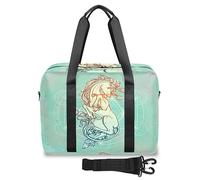 Bolsas de viaje de unicornio sagrado para mujeres y hombres, bolsa de fin de semana de unicornio místico, bolsa de noche de 32 L, bolsa de mano grande para viajes, deportes, gimnasio, color, (32 L)