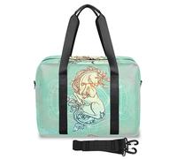 Bolsas de viaje de unicornio sagrado para mujeres y hombres, unicornio caballo, fin de semana, bolsa de noche de 32 L, bolsa de mano grande para viajes, deportes, gimnasio, color, (32 L) UK,