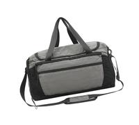Bolsas de viaje deportivas multiusos con diseño resistente al agua, bolsas de hombro compactas para equipo de entrenamiento, bolsa de transporte compacta esencial, Gray, Mass Beauty