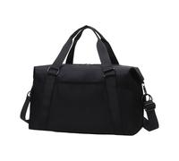 Bolsas de viaje funcionales resistentes al agua con bolsillos para equipaje y acceso rápido para natación, vacaciones, bolsa deportiva compacta, Black, Mass Beauty